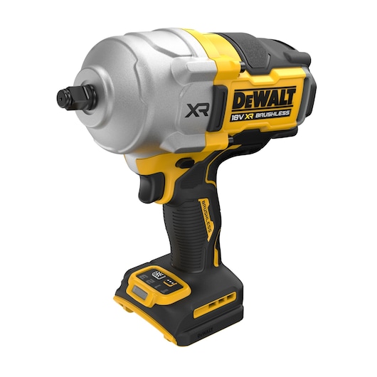 DEWALT impact wrench DCF961N, DCF961N-XJ, 18V XR brushless model, photography category, yellow and black tool.