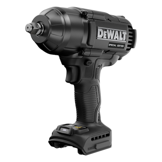 DEWALT special edition cordless impact wrench tool in black, shown angled on a white background.