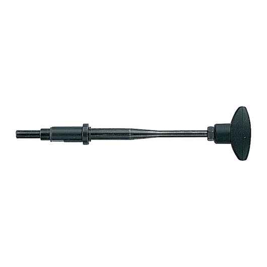 Black DEWALT photography accessory with a handle, designed for precise camera alignment or positioning.