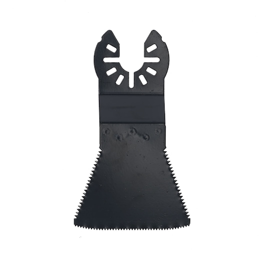 A DEWALT DT20775-QZ oscillating tool blade with a black triangular cutting edge, shown against a white background.