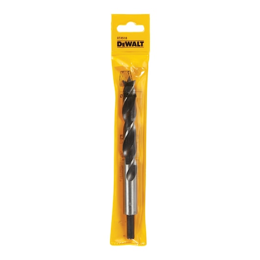 DEWALT DT4518 drill bit in yellow packaging, designed for precise drilling tasks.