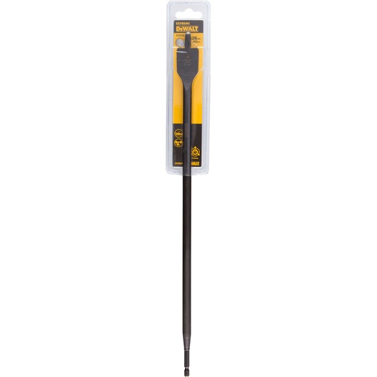 DEWALT Extreme long flat wood drill bit, 26mm diameter, in original packaging.