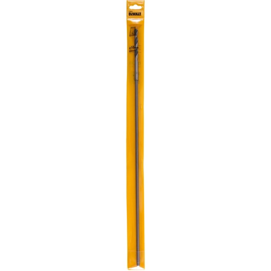 DEWALT DT4872 long drill bit in yellow packaging, suitable for wood, 10mm diameter.