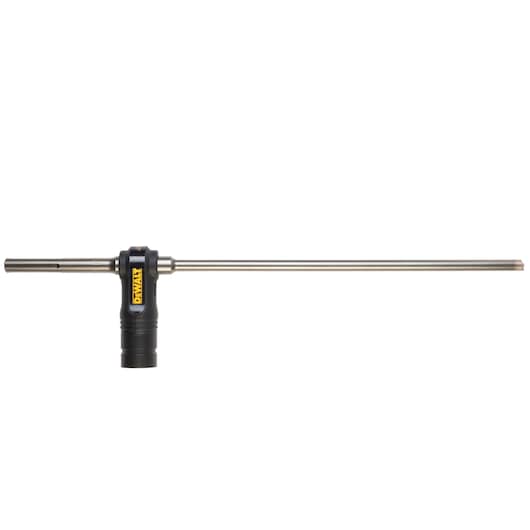 DEWALT DT60230 metal drill bit with black attachment, shown horizontally on white background.