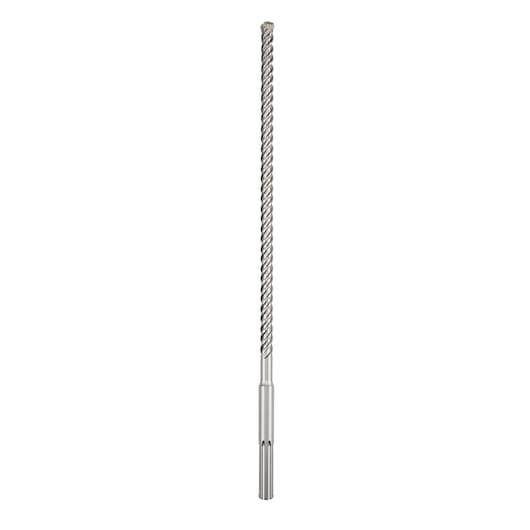 A DEWALT DT60810 long, spiral SDS drill bit with a silver finish shown on a white background.