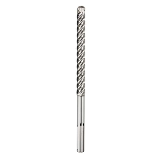 A DEWALT DT60819 SDS masonry drill bit with spiral fluting, shown vertically on a plain white background.