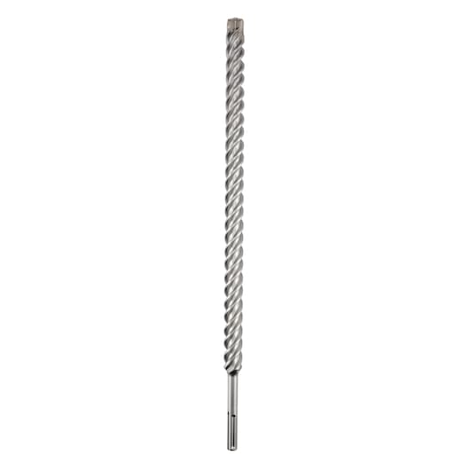 Long, spiral metal drill bit with SDS-Max shank, suitable for heavy-duty drilling in concrete or masonry surfaces.