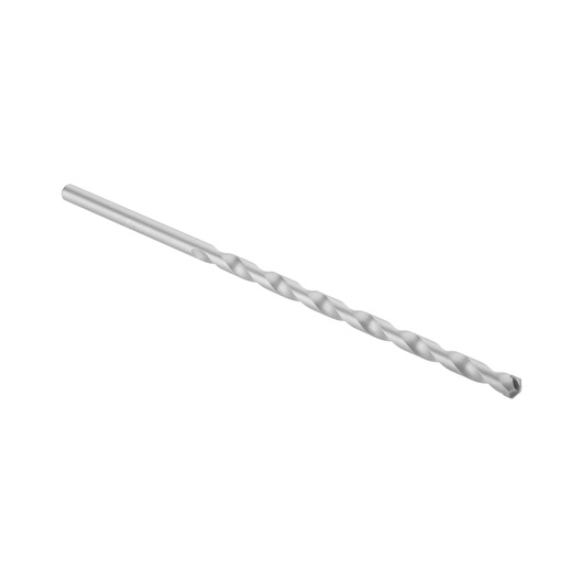 A single silver DEWALT drill bit with a spiral design, shown on a white background.