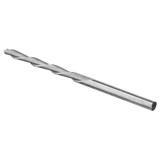 A single metal twist drill bit shown on a white background, used for drilling holes in various materials.