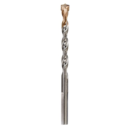 DEWALT DT6675 masonry drill bit with spiral flutes and carbide tip, shown upright on a white background.