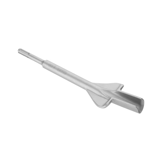 A DEWALT SDS-plus wide chisel bit designed for heavy-duty masonry and concrete work, shown against a white background.