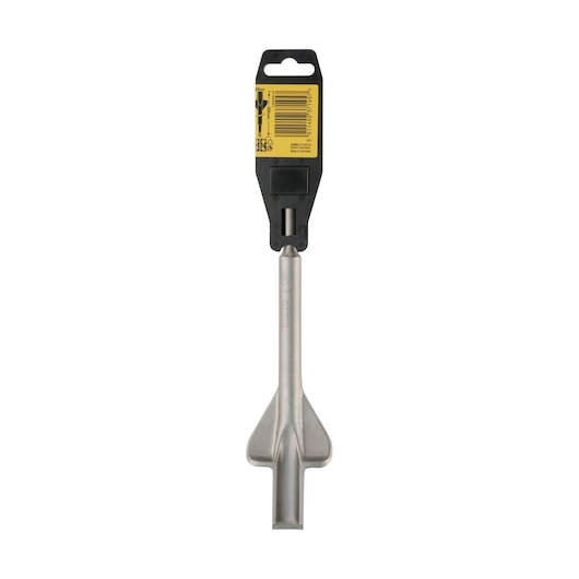 DEWALT DT6804 SDS Max wide chisel for demolition, shown in its retail packaging against a white background.
