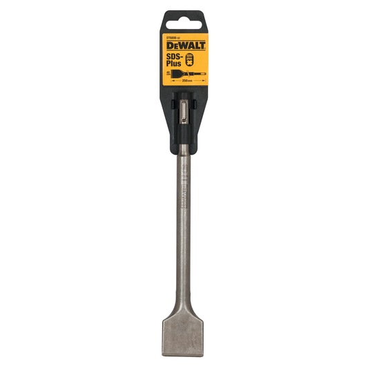 DEWALT SDS-Plus chisel bit DT6806, 250mm, shown in original packaging for power tool use.