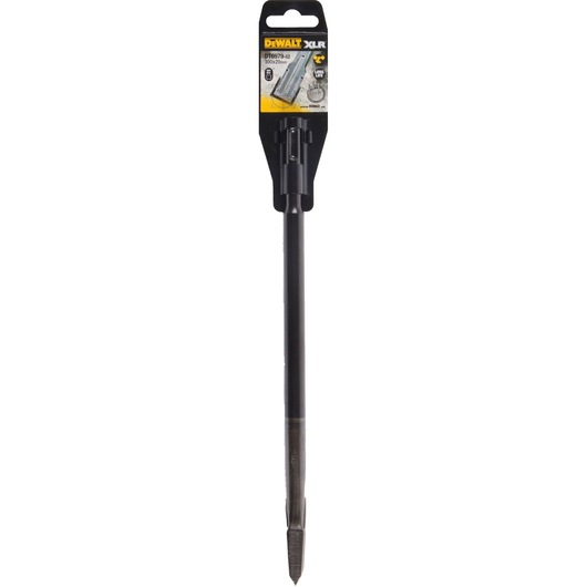 DEWALT DT6979 long chisel tool in packaging, designed for demolition or masonry work with rotary hammer drills.