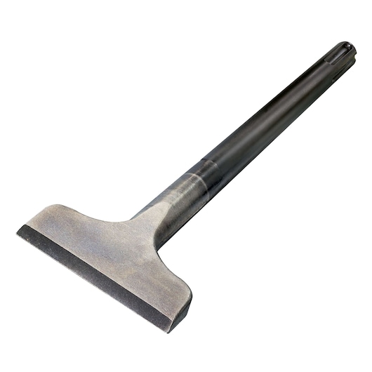 DEWALT DT6980 metal chisel with wide blade and long handle, used for demolition or removing material.