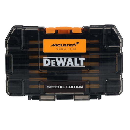 DEWALT x McLaren F1 Team Special Edition  29 Piece Small Tough Case closed case