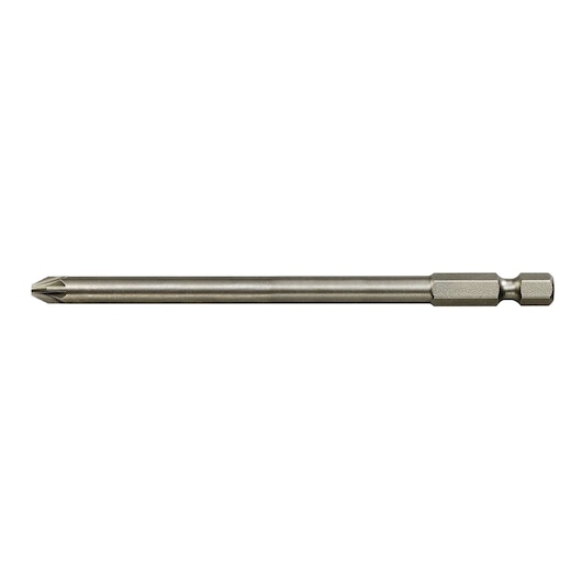 A long Phillips screwdriver bit with hex shank, shown against a plain white background.