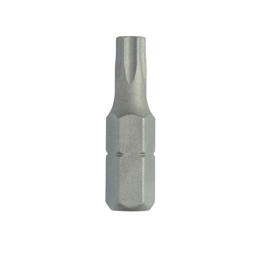 A DEWALT Torx screwdriver bit, metal, hex shape, shown upright against a white background.