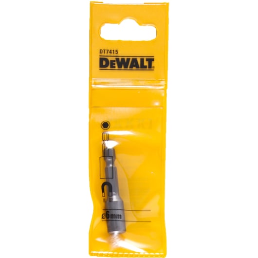 DEWALT DT7415-QZ, DT7415 drill accessory in yellow packaging, 6mm, photography category.