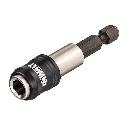 DEWALT magnetic bit holder DT7515 for screwdrivers and drills, black and silver, hex shank.