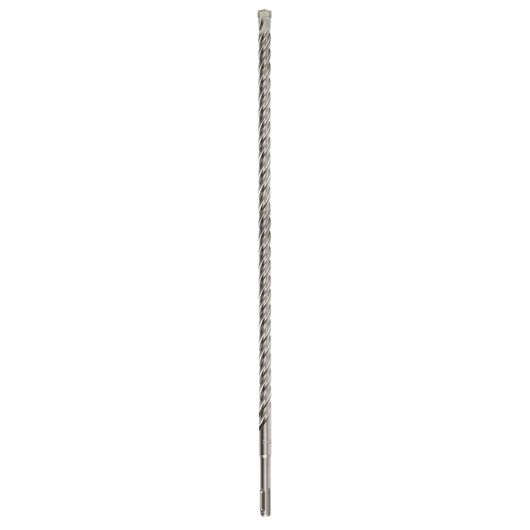 A long, metal masonry drill bit with a spiral flute design, typically used for drilling into concrete or stone. The shank appears to be SDS type.