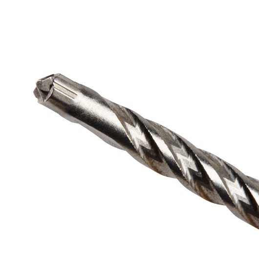 Close-up of a DEWALT DT8961 metal drill bit with a spiral flute design.