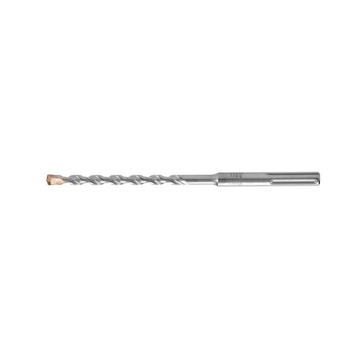 A DEWALT SDS-plus masonry drill bit with a carbide tip and spiral flute, designed for drilling into concrete, brick, and stone. The model number is DT9405.