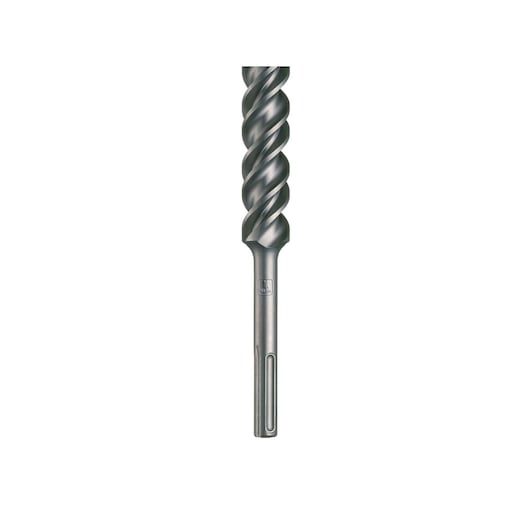 Close-up of a DEWALT DT9418 metal rotary hammer drill bit with a spiral flute design, shown against a white background.