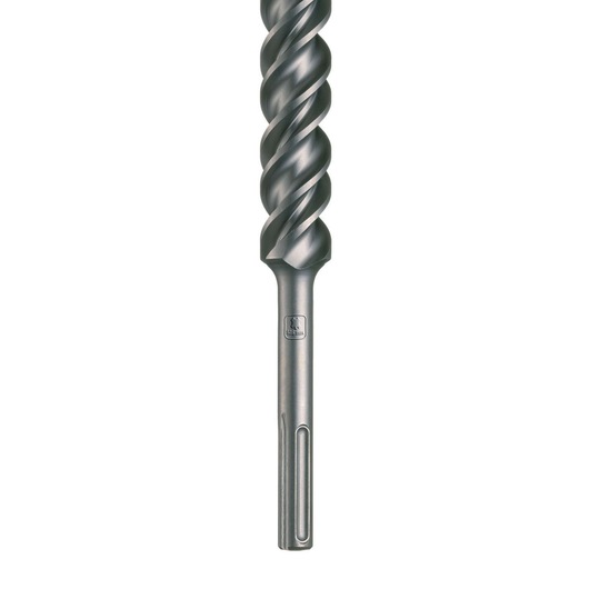 Close-up of a DEWALT DT9434 SDS-Max masonry drill bit with spiral fluting for heavy-duty drilling.
