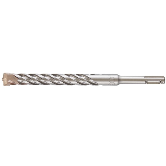 A single DEWALT SDS-Plus masonry drill bit with a spiral flute design and a carbide tip, designed for drilling into concrete, stone, or masonry surfaces.