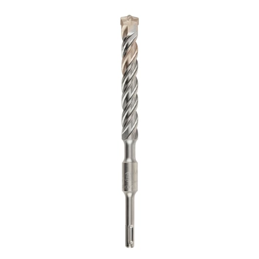A DEWALT SDS-Plus masonry drill bit with a spiral flute design, used for drilling into concrete and stone.