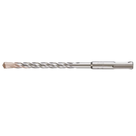 A DEWALT metal drill bit with a spiral flute and an SDS-plus shank, designed for use with rotary hammer drills.