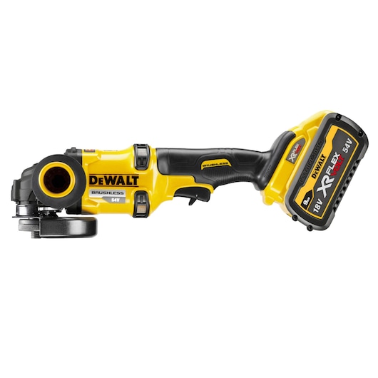 Uhlová brúska 54 V XR FLEXVOLT 125 mm – 2 X 9 Ah