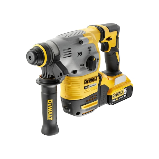 Bezuhlíkové vŕtacie kladivo 18 V XR 26 mm SDS-Plus – 2 x 5 Ah